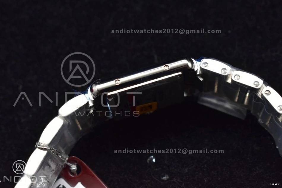 Quartz Diamond Ronda On 1190 With Dial Solo Bracelet K11F 20.3mm Bezel Tank SS SS Soft White 0709